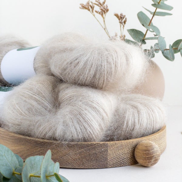 S&auml;ie Silk Mohair, Fog Mr. Fogg, 50g